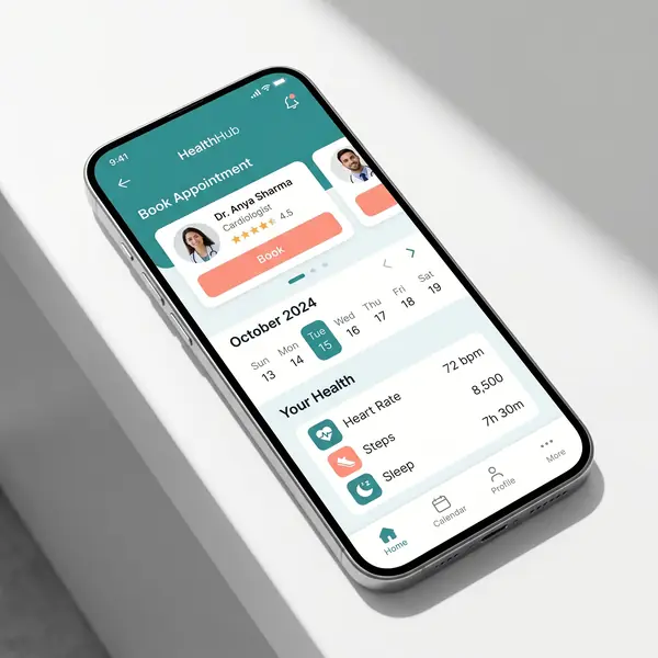 Healthcare appointment booking mobile application